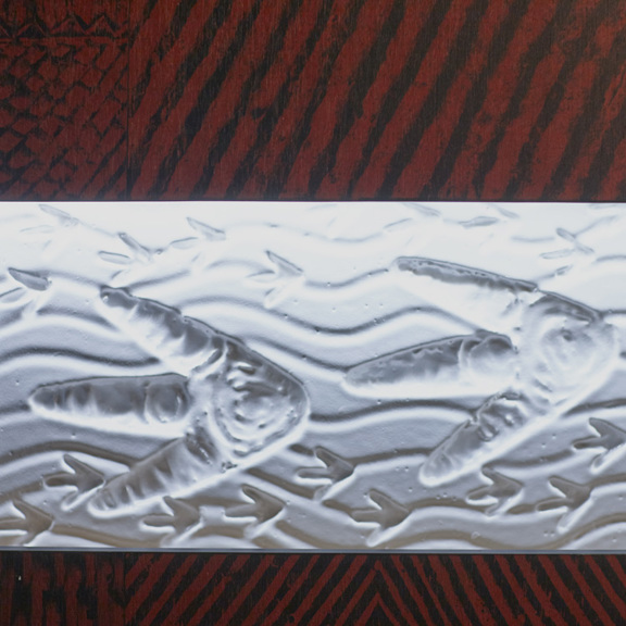 Panel in First Peoples exhibition