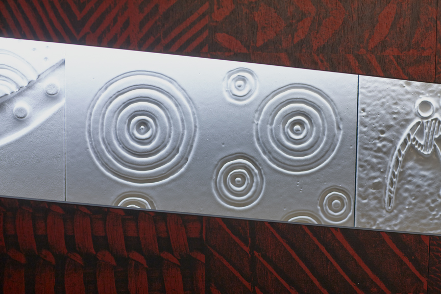 Panel in First Peoples exhibition