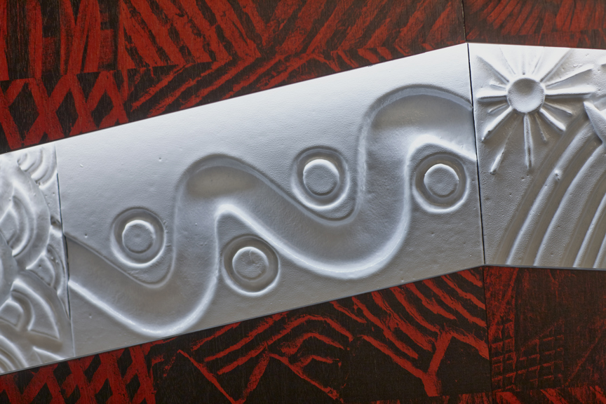 Panel in First Peoples exhibition