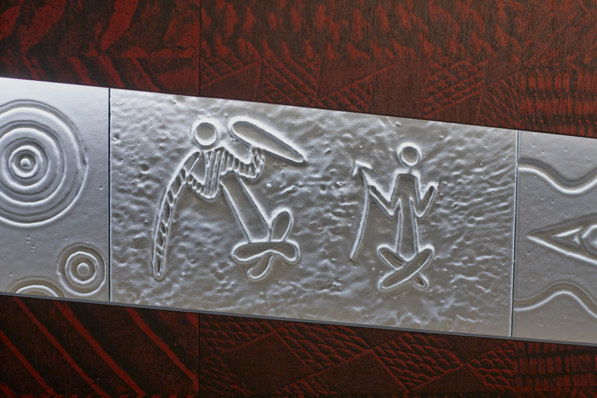 Panel in First Peoples exhibition