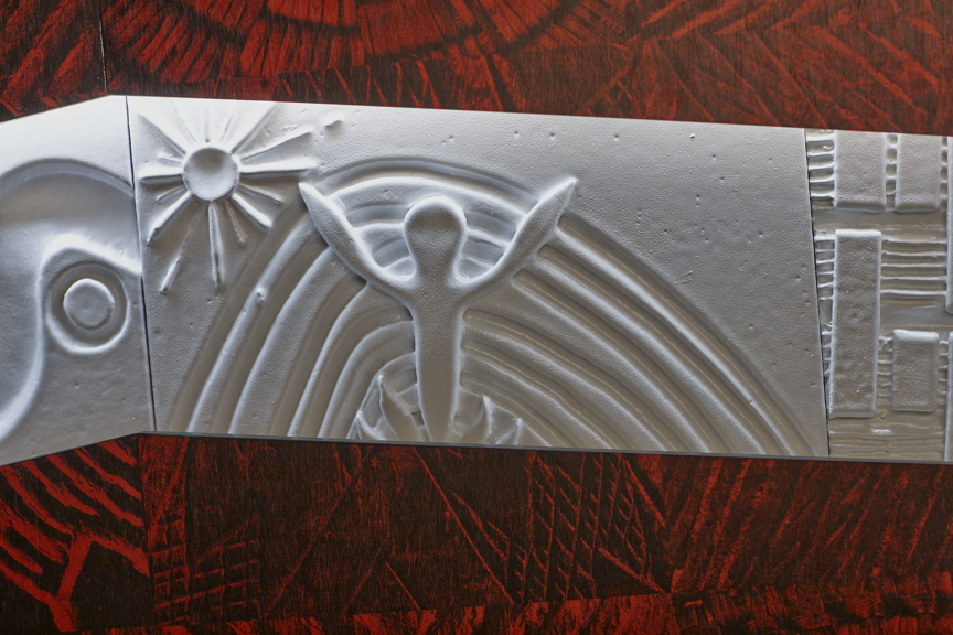 Panel in First Peoples exhibition