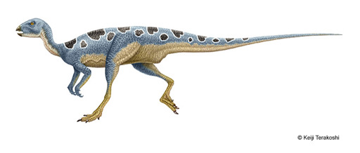 Illustration of a small dinosaur