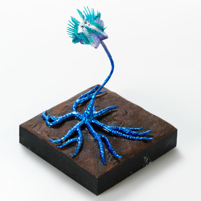 Pentremites model, an extinct blastoid echinoderm from Carboniferous period