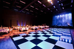 Banquet function set-up in the Touring Hall