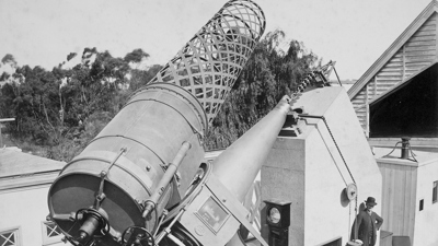 The Great Melbourne Telescope at the Melbourne Observatory, 1880s