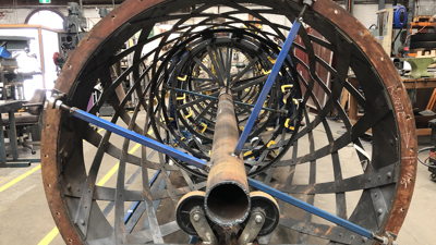 Reconstruction of the Great Melbourne Telescope lattice, Scienceworks, 2019.