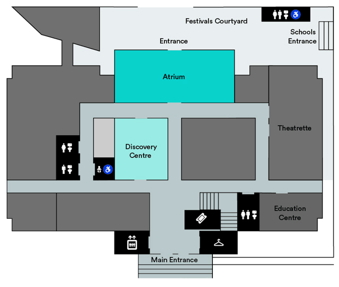Immigration Museum Ground Level Map